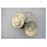 Ten Silver Pre-1965 Washington Quarters