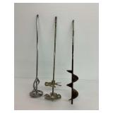 Three Metal Mixing Tools