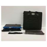 Four Piece Audio Equipment Group with Cases
