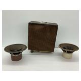 Speaker Cabinet with Electro Voice and Pair of JBL Speakers