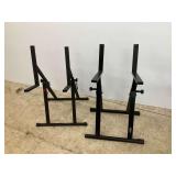 Pair of Adjustable Amplifier Stands