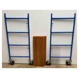 Two Scaffolding Frames with Boards