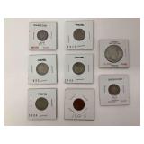 Group of Eight US Coins