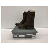 RBLS Lorena Brown Combat Boots … Ladies