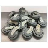 Sixteen MedCaster Gray Swivel Casters