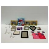 Group of Photo Albums and Frames