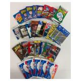 Various Open Sports Card Packs
