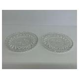 Two Waterford Crystal Christmas Plates