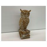Owl Figurine Perched on Two Books