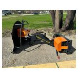Unused LandHonor Skidsteer Articulating Brush Cutter Attachment   W/In-Cab Universal Electrical Attachment Control Kit