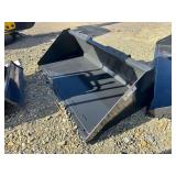 Unused 2026 Skid Steer Track Duty Bucket Attachment 72 inch