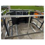 Wolverine Unused 2026 SKid Steer Bale Squeeze Hydraulic Adjustable Skid Steer Attachment