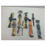 Nine Digital and Analog Model Wrist Watches