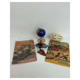 Collectibles Including Gale Sayers Signed Miniature Football