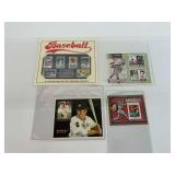 Baseball Themed Commemorative Stamp Sheets with Certificates