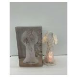 JCPenney Home Acrylic Light Up Angel Figurine...Working