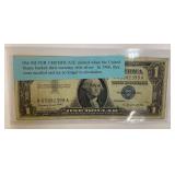 1957-A Series United States One Dollar Silver Certificate