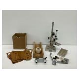 Oxwall Drill Stand, Wooden Miter Box, and More
