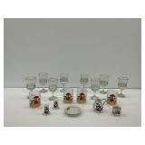 Lefton China Christmas Glassware and Ceramic Group