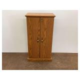Wooden Multi Use Cabinet with Locking Doors
