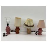 Four Table Lamps...work