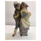Lladro #1279 "Facing The Wind" Porcelain Figurine