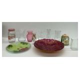 Variety of Vases and Other Glassware