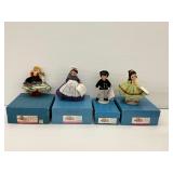 Four Madame Alexander Dolls with Boxes