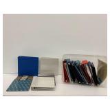 Office Binders and Clipboards with Storage Bin