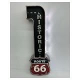 Historic Route 66 Marquee Lighted Sign… works