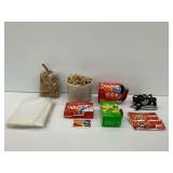 General Electric Iron, Laundry Supplies, and Wooden Clothespins