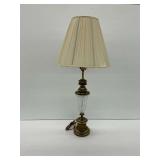 Brass and Glass Table Lamp...works
