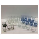 Various Drinking Glasses in a Group