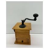 Wooden Coffee Grinder with Cast Iron Mechanism