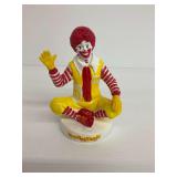 Ronald McDonald Plastic Coin Bank