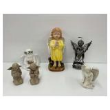 Six Angel Figurines