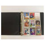 Binder with Baseball Trading Cards...11 Pages