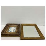 Mirror and Framed Illustrated Poem