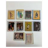Ten Michael Jordan Trading Cards