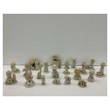 Precious Moments Porcelain Figurines Group