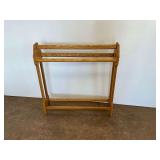 Freestanding Wooden Quilt Rack