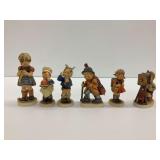 Six Goebel Hummel Porcelain Figurines