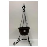 Hanging Planter with Metal Stand