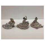Three Lladro Porcelain Spanish Flamenco Dancer Figurines