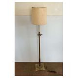 Brass Floor Lamp with Shade