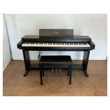 Yamaha Clavinova Digital Piano with Bench...powers on
