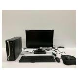 Acer Veriton Computer with Monitor and Peripherals...powers on