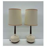Pair of MCM Table Lamps...work