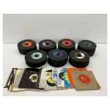 Group of 45 RPM Vinyl Records
