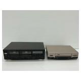 Fisher Cassette Deck and RCA VCR...power on